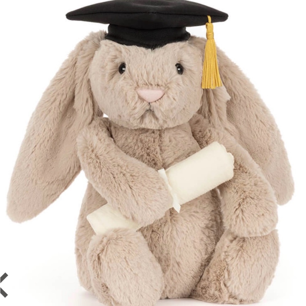 Jellycat Bashful Bunny Graduation